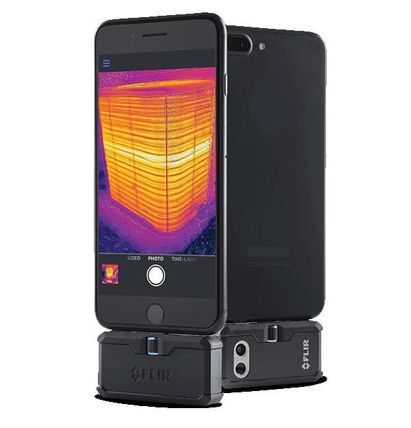 Acquisition system smartphone thermal camera